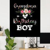 Mutterkunde | Oma eines Geburtstags Poster (Heimbüro)