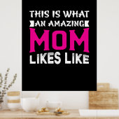 Mutterkunst, das ist eine Phantastische Mama Poster (Küche)