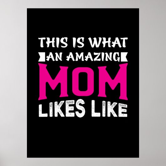 Mutterkunst, das ist eine Phantastische Mama Poster (Vorne)