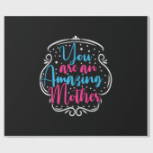 Mutterkunst du bist Phantastische Mutter Geschenkpapier (Flach)