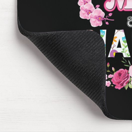 Mutterkunst gesegnet, als Mama und Kindermädchen b Mousepad (Ecke)