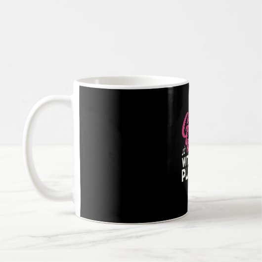 Mutterkunst ist eine gute Mama Kaffeetasse (Links)