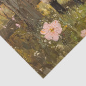 Mutterlamm und Lamm Frühjahrs Schaf Art Decoupage Seidenpapier (Detail)