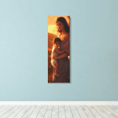 Mütterliche Anleihen: Digitale Kunstdrucke auf Can Leinwanddruck (Insitu (Holzboden))