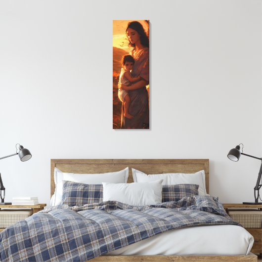 Mütterliche Anleihen: Digitale Kunstdrucke auf Can Leinwanddruck (Insitu (Schlafzimmer))