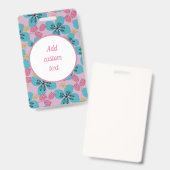 Mütterliche Blumenmutter Ausweis (Front & Back)