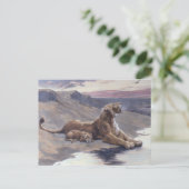 Mütterliche Fürsorge Postkarte (Stehend Vorderseite)