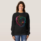 Mutterliche Liebe Herzlichen Farbspass der Mutter Sweatshirt (Vorne ganz)
