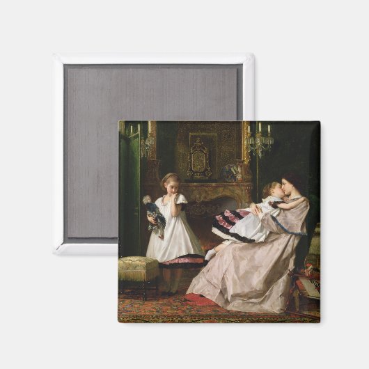 Mutterliche Liebe Magnet (Vorderseite/Rückseite)