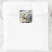 Mutterliche Liebe Quadratischer Aufkleber (Tasche)