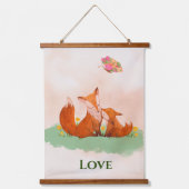Mütterliche Liebe Wandteppich Mit Holzrahmen (Vorderseite)