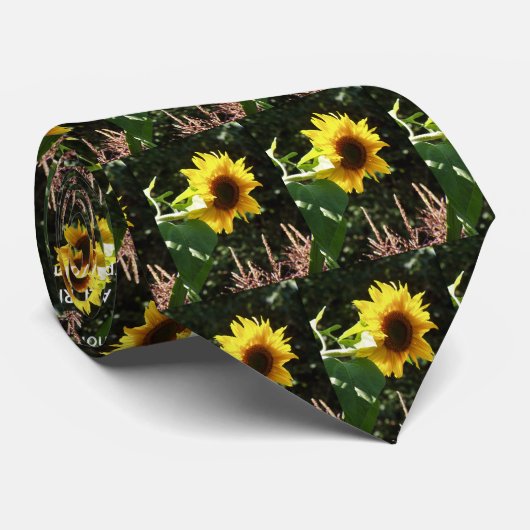 mütterliche Sonnenblume Krawatte (Gerollt)