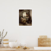 Mutterliche Zuneigung (Öl auf Leinwand) Poster (Küche)