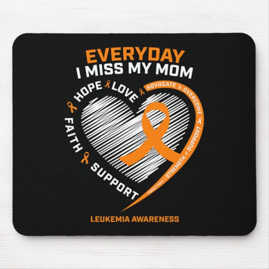 Mutterliebe Erinnerung an Mama Leukämie Bewusstsei Mousepad (Vorne)
