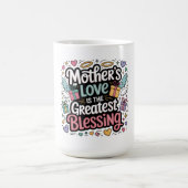 Mutterliebe ist der größte Segen Kaffeetasse (Mittel)