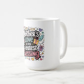 Mutterliebe ist der größte Segen Kaffeetasse (VorderseiteRechts)