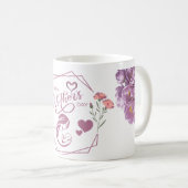 Mutterliebe modernes Design  Kaffeetasse (VorderseiteRechts)