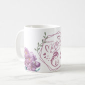 Mutterliebe modernes Design  Kaffeetasse (Vorderseite Links)