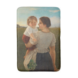 Mutterliebe (Mutter und Tochter lieben) Badematte