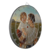 Mutterliebe (Mutter und Tochter lieben) Dartscheibe (Vorderseite Links)