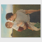 Mutterliebe (Mutter und Tochter lieben) Geschenkpapier (Flach)