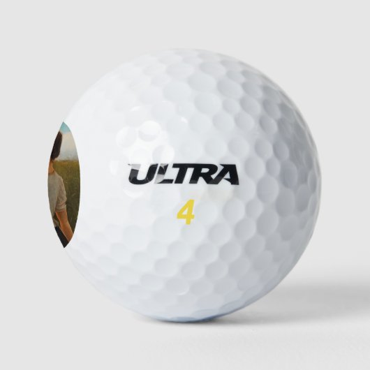 Mutterliebe (Mutter und Tochter lieben) Golfball (Logo)