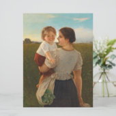 Mutterliebe (Mutter und Tochter lieben) Karte (Stehend Vorderseite)