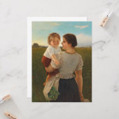 Mutterliebe (Mutter und Tochter lieben) Karte (Vorderseite/Rückseite Beispiel)