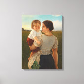Mutterliebe (Mutter und Tochter lieben) Leinwanddruck (Vorderseite)