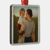 Mutterliebe (Mutter und Tochter lieben) Ornament Aus Metall (Rechts)