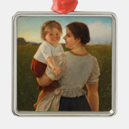 Mutterliebe (Mutter und Tochter lieben) Ornament Aus Metall