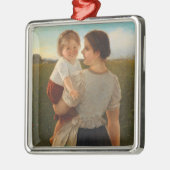 Mutterliebe (Mutter und Tochter lieben) Ornament Aus Metall (Links)