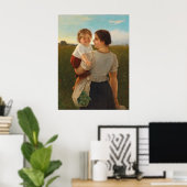 Mutterliebe (Mutter und Tochter lieben) Poster (Heimbüro)