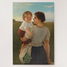 Mutterliebe (Mutter und Tochter lieben) Puzzle