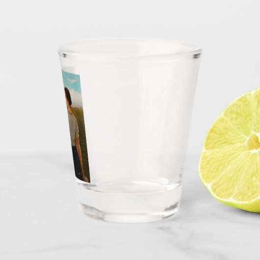 Mutterliebe (Mutter und Tochter lieben) Schnapsglas (Rechts)