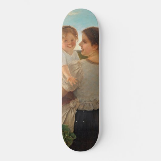 Mutterliebe (Mutter und Tochter lieben) Skateboard (Vorderseite)