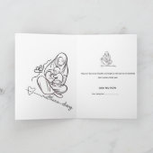 Mutterliebe Schönes Design Karte (Innenseite)