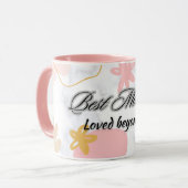 Mutterliebe-Zitat-Kaffeetasse Tasse (Vorderseite Links)