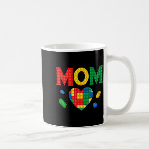 Mutterliebhaber Baumeister baut mit Ziegelsteinen Kaffeetasse
