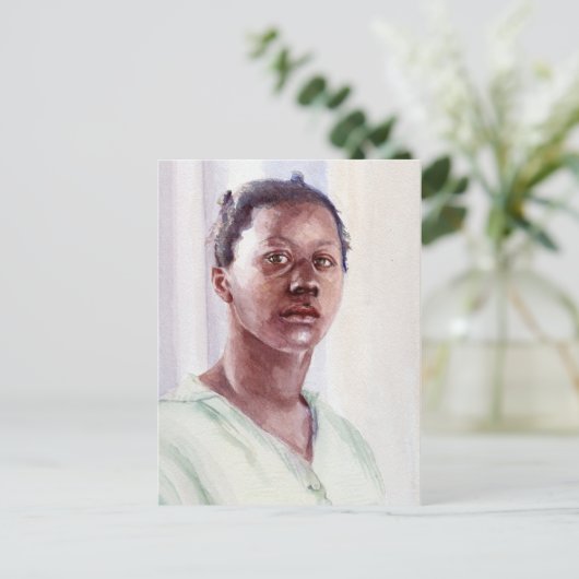 Mutterloses Kind Postkarte (Stehend Vorderseite)