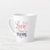 Mutterm Liebesmuttertag Kaffeetasse Milchtasse (Linke Ecke)