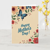 Mutterm Tag Liebe Ehefrau Karte (Gelbe Blume)