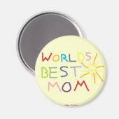 MUTTERMAGNETS - WELTBESTE MAMA - GIFTS MAGNET (Vorderseite/Rückseite)