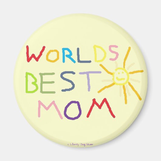 MUTTERMAGNETS - WELTBESTE MAMA - GIFTS MAGNET (Vorne)