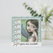 Muttermaid Einladung (Stehend Vorderseite)