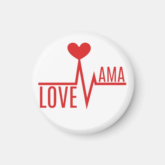 Muttermama Liebe Puls Magnet (Vorne)