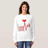 Muttermama Liebe Puls Sweatshirt (Vorne ganz)