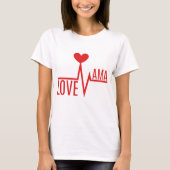 Muttermama Liebe Puls T-Shirt (Vorderseite)