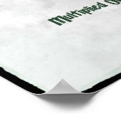 Müttermeldungsreihe II Poster (Ecke)