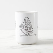 Muttermiet-Shirt Schönes Design Kaffeetasse (Mittel)